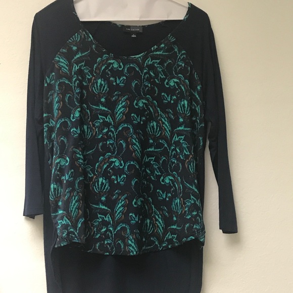 The Limited blue floral blouse - Picture 2 of 2